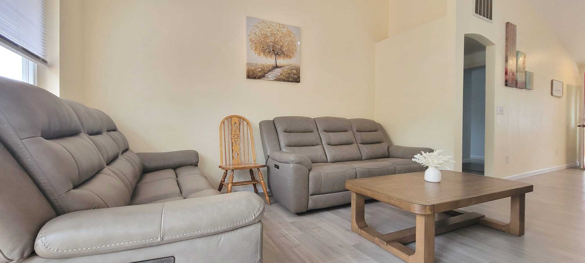 Comfortable quiet sitting area